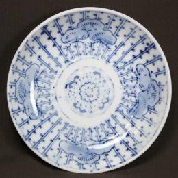 松図印判小皿　/2154