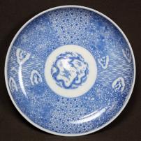 龍図印判小皿　/2155