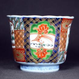 赤絵染付向付　/320