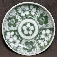 桜図印判小皿　/1878