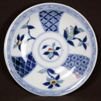 平戸焼染付中皿　/640