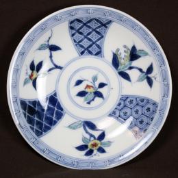 平戸焼染付中皿　/640