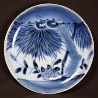 古伊万里染付中皿　/645