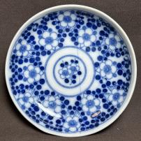 梅図印判小皿　/2060