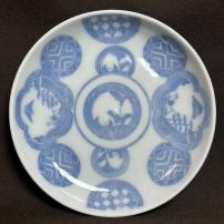 丸紋印判小皿　/2061