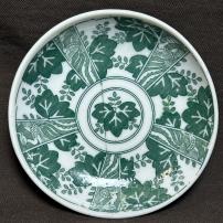 桐に鳳凰図印判小皿　/1893