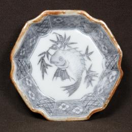 鯛図印判豆皿　/476