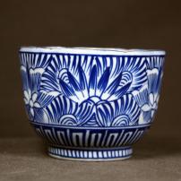 麒麟図染付線描き向付　/328