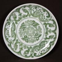 花図印判小皿　/2160