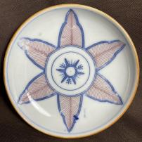 芭蕉図印判小皿　/1350