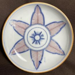 芭蕉図印判小皿　/1350