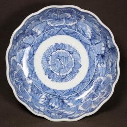 古伊万里線描き染付なます皿　/775