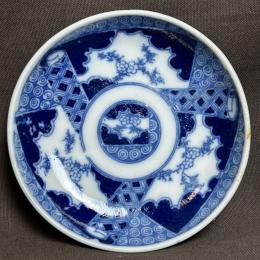 梅図印判小皿　/2080