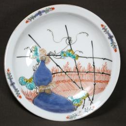 瓢箪図染付小皿　/2175