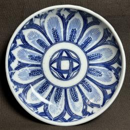 麦図印判小皿　/2082