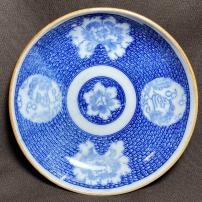 唐獅子牡丹図印判小皿　/1770