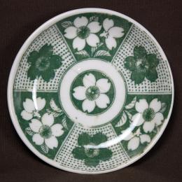 桜図印判小皿　/2193