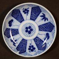 松竹梅図印判小皿　/2095