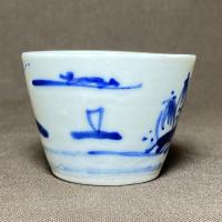山水図染付蕎麦猪口 /204│埼玉県熊谷市のの骨董品専門店「雑貨