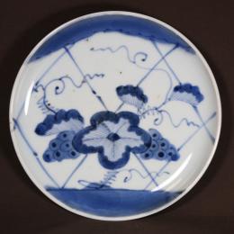葡萄図染付中皿　/675