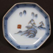 染付 青磁 印判 菱形 船形等 豆皿 6種6枚 骨董 アンティーク 染付 青磁 印判 菱形 船形等 豆皿 6種6枚 骨董 アンティーク 食器