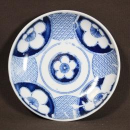 梅図印判小皿　/2221