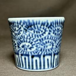 古伊万里蛸唐草図染付蕎麦猪口　/264