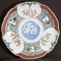 大皿│埼玉県熊谷市のの骨董品専門店「雑貨とちや」｜印判皿・染