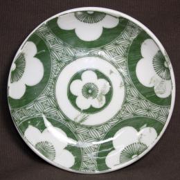 梅図印判小皿　/2132