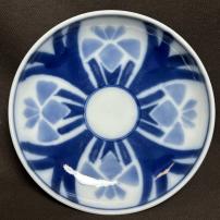 菖蒲図印判小皿　/1855